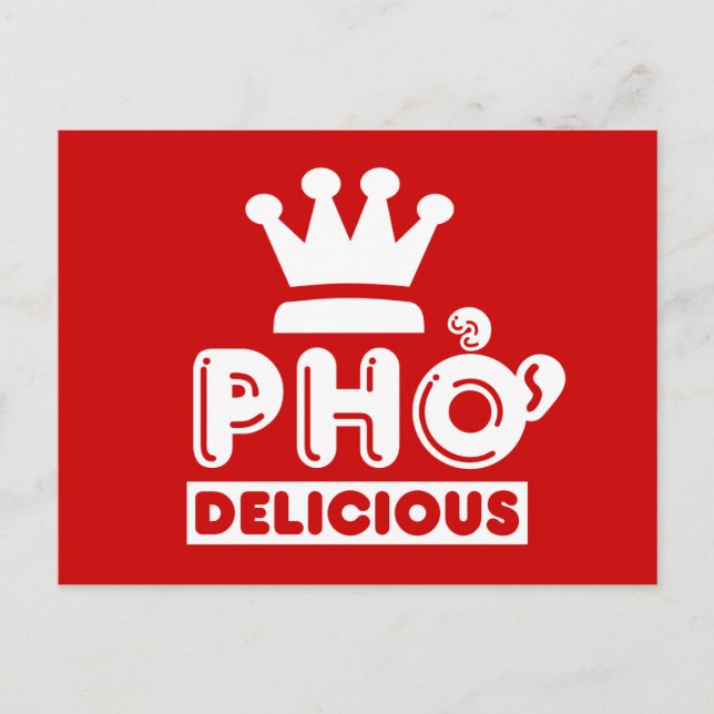 Postal Pho King Delicious (Anverso)