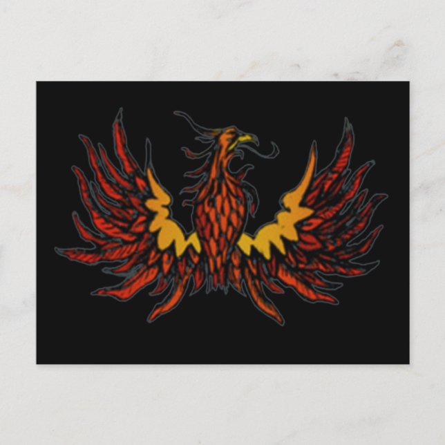 Postal Phoenix Black (Anverso)