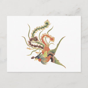 Postal Phoenix Chino - Ar De Aves Mitológicas De Fenghuan