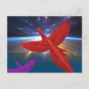 Postal Phoenix En El Espacio