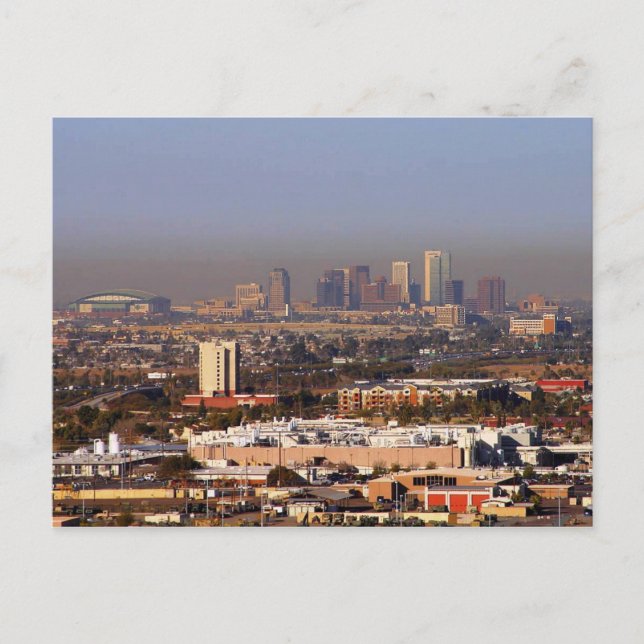 Postal Phoenix Skyline, Arizona (Anverso)