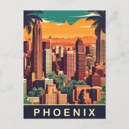 Postal Phoenix Skyline, Viaje