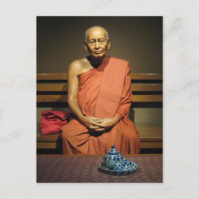Postal Phra Dhammayanmuni... Monje budista (Anverso)