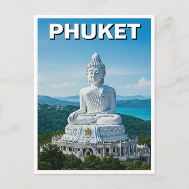 Postal Phuket Big Buddha Tailandia (Anverso)
