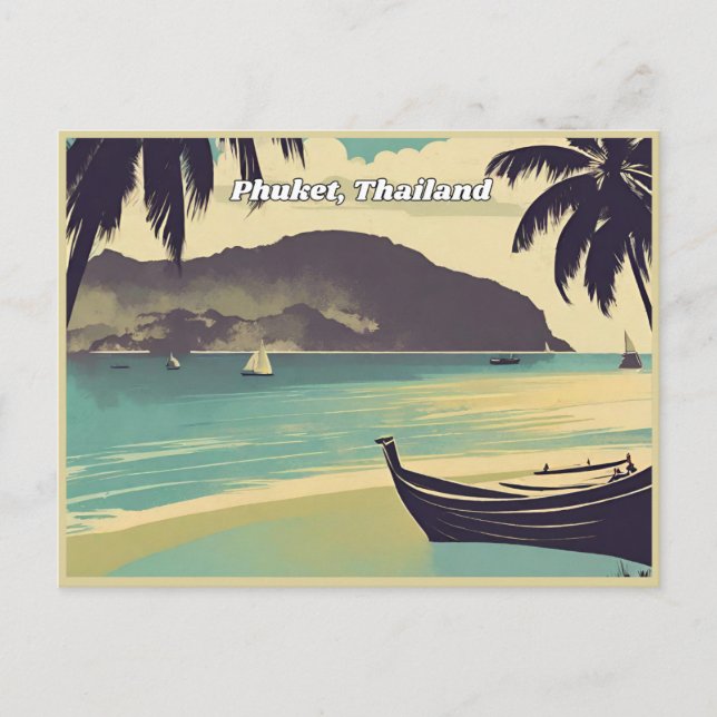 Postal Phuket, Tailandia (Anverso)