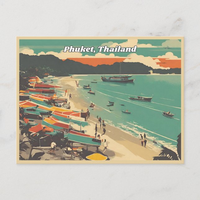 Postal Phuket, Tailandia (Anverso)