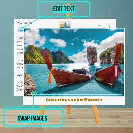 Postal Phuket Thailand Seascape moderno