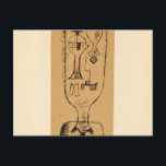 Postal Physiognomic Riddle, 1921 por Paul Klee<br><div class="desc">Paul Klee - Physiognomic Riddle,  1921. Paul Klee era un artista alemán nacido en Suiza. Su estilo altamente individual fue influenciado por movimientos artísticos que incluían el expresionismo,  el cubismo y el surrealismo.</div>