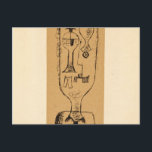 Postal Physiognomic Riddle, 1921 por Paul Klee<br><div class="desc">Paul Klee - Physiognomic Riddle,  1921. Paul Klee era un artista alemán nacido en Suiza. Su estilo altamente individual fue influenciado por movimientos artísticos que incluían el expresionismo,  el cubismo y el surrealismo.</div>