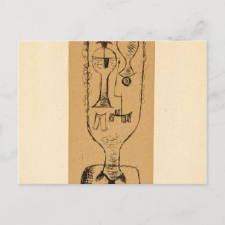 Postal Physiognomic Riddle, 1921 por Paul Klee