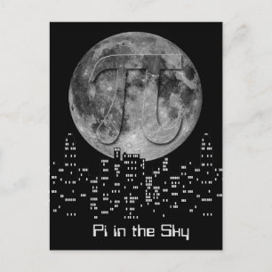 Postal Pi De Luna En El Cielo