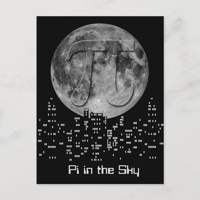 Postal Pi De Luna En El Cielo (Anverso)