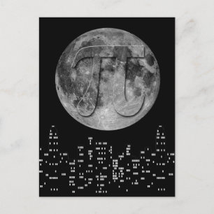 Postal Pi De Luna En El Cielo