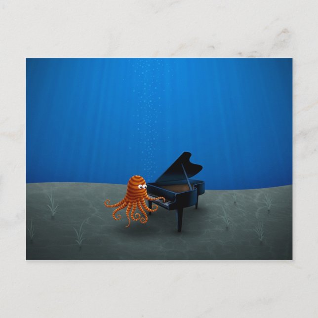 Postal Pianista (Anverso)