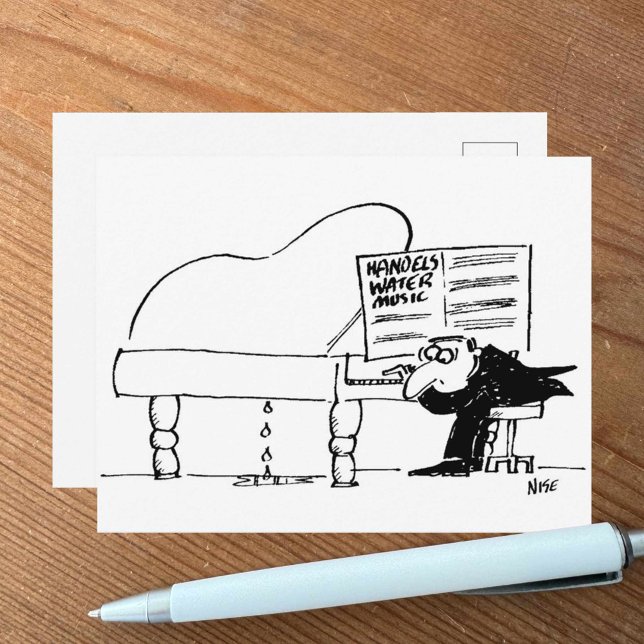Postal Pianista toca música acuática de Handel (Subido por el creador)