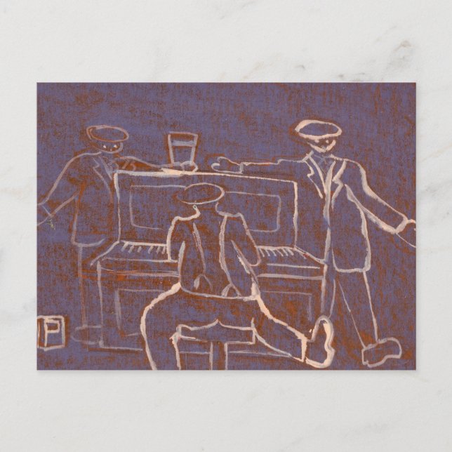 Postal Piano (Anverso)