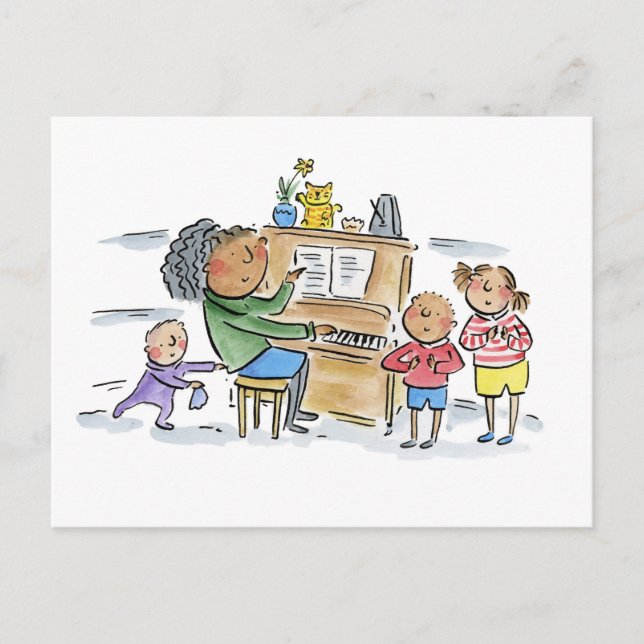 Postal Piano (Anverso)