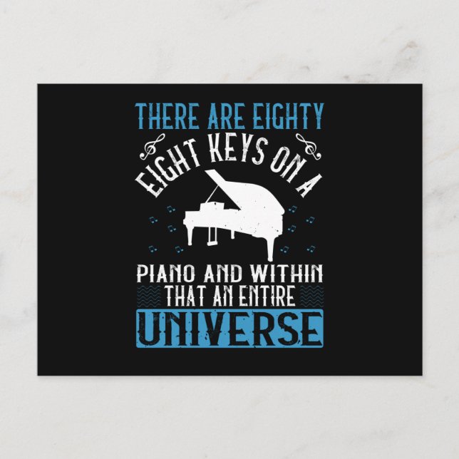 Postal Piano - (Anverso)