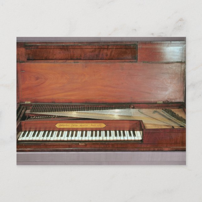 Postal Piano cuadrado, 1767 (foto) (Anverso)