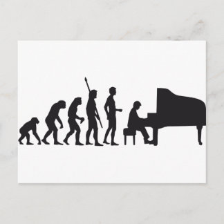 Postal piano de evolución