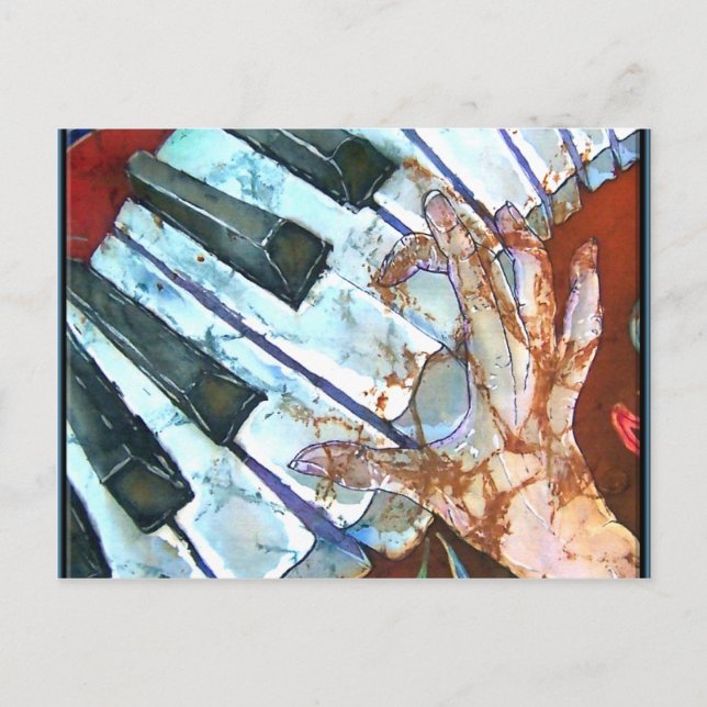 POSTAL PIANO POSTCARD (Anverso)