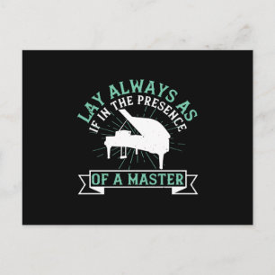 Postal Piano: si está en presencia de un maestro