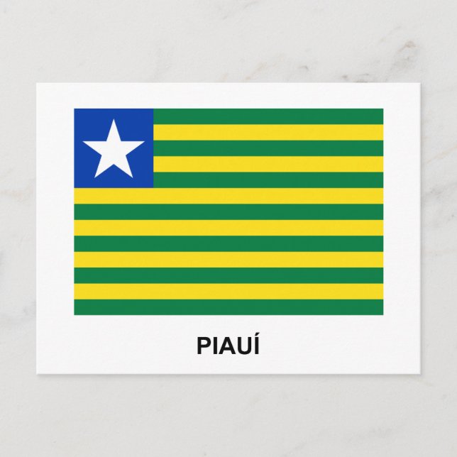 Postal Piauí, Bandera de Brasil (Anverso)