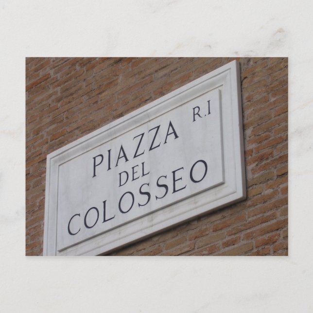 Postal piazza (Anverso)