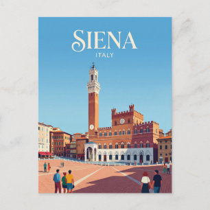Postal Piazza del Campo Italia
