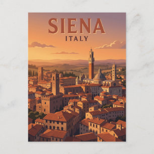 Postal Piazza del Campo Italia