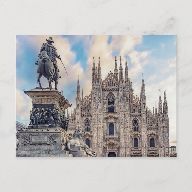 Postal Piazza del Duomo (Anverso)