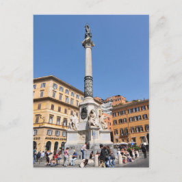 Postal Piazza Navona en Roma, Italia