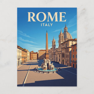 Postal Piazza Navona Italia