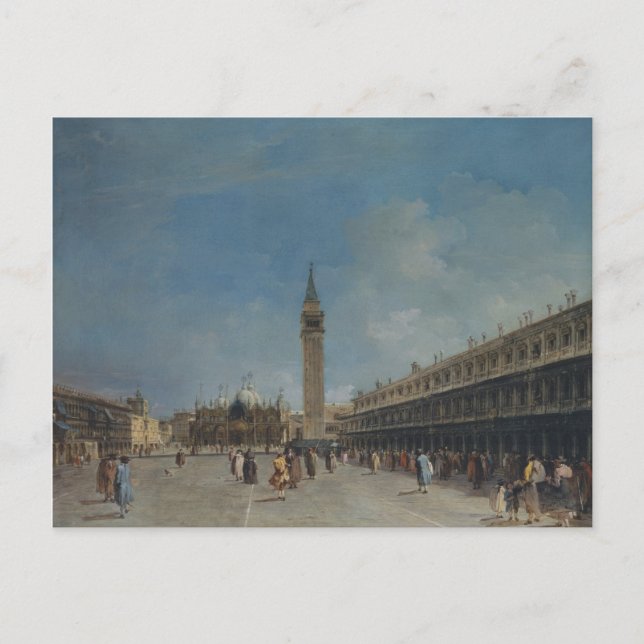Postal Piazza San Marco (Anverso)