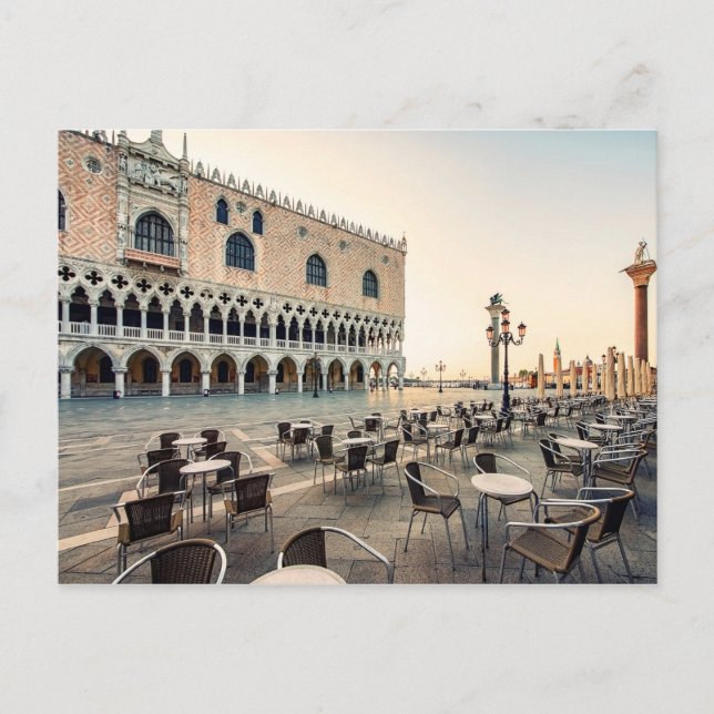 Postal Piazza San Marco (Anverso)