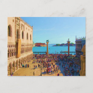 Postal Piazza San Marco - Venecia Italia