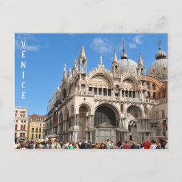 Postal Piazza San Marco, Venecia, Italia