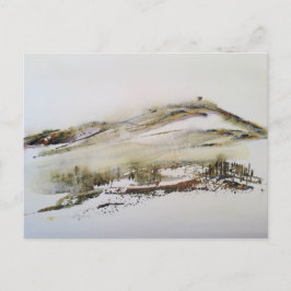 Postal Pica de Rivington Horwich Watercolor