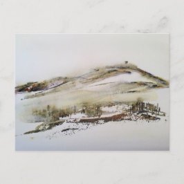 Postal Pica de Rivington Horwich Watercolor