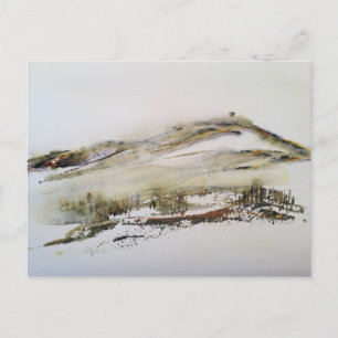 Postal Pica de Rivington Horwich Watercolor