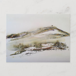 Postal Pica de Rivington Horwich Watercolor