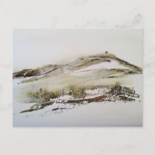 Postal Pica de Rivington Horwich Watercolor