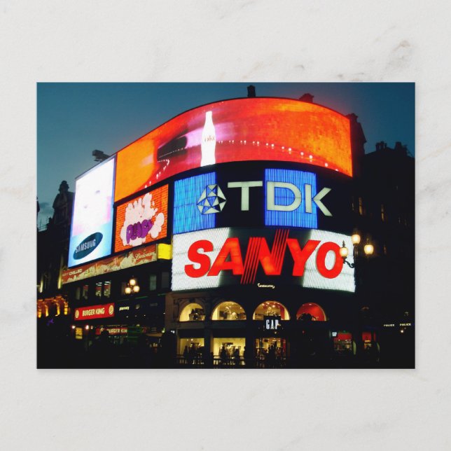 Postal Piccadilly Circus (Anverso)