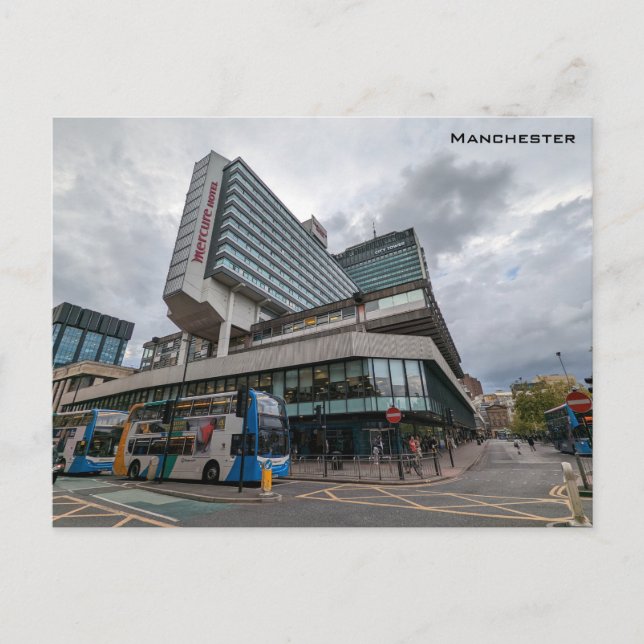 Postal Piccadilly Gardens (Anverso)