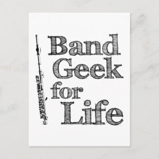 Postal Piccolo Band Geek