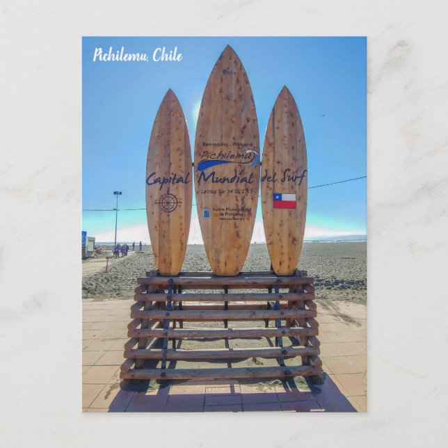 Postal Pichilemu, Chile (Anverso)