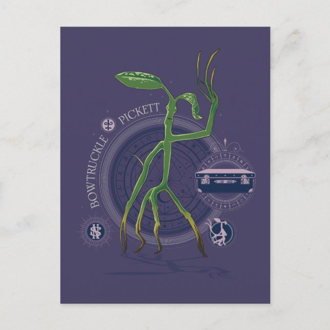 Postal PICKETT™ El gráfico BOWTRUCKLE™ (Anverso)