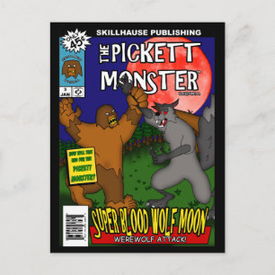 Postal PICKETT MONSTER - Cómic #3