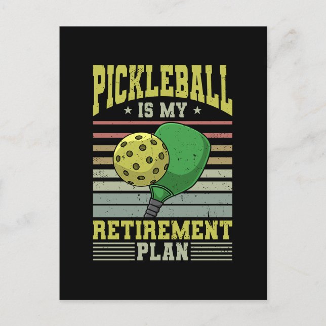 Postal Pickleball - Pickleball Retirement (Anverso)
