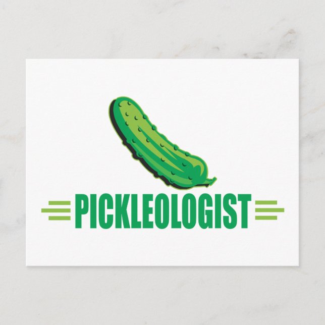 Postal Pickles divertidos (Anverso)